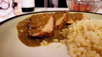 Pork Tenderloin in Mustard Cream Sauce-1